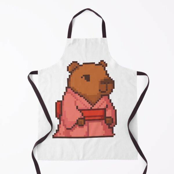 Item preview, Elegant Capybara – Kimono Pixel Character designed and sold by retro_pixel.