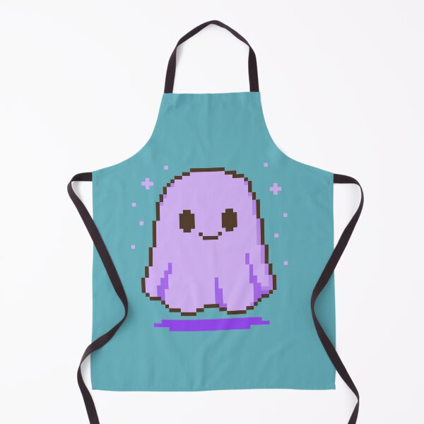 Item preview, Cute Glowing Ghost Pixel Art – Lavender Purple designed and sold by retro_pixel.