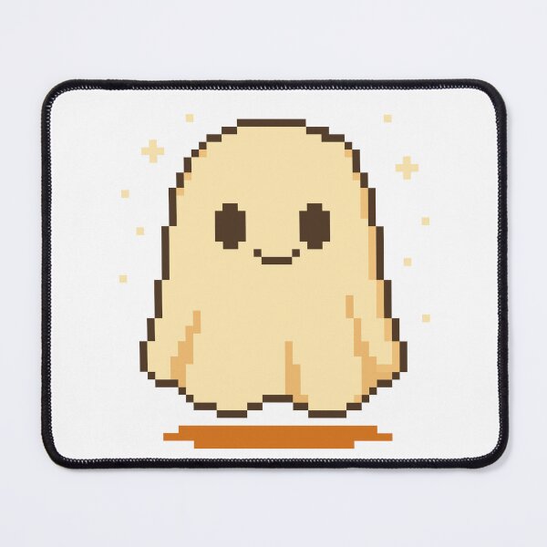 Item preview, Cute Glowing Ghost Pixel Art designed and sold by retro_pixel.