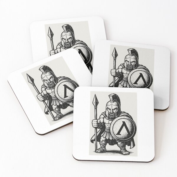 Item preview, Spartan Warrior Cartoon designed and sold by jonneyboy99.