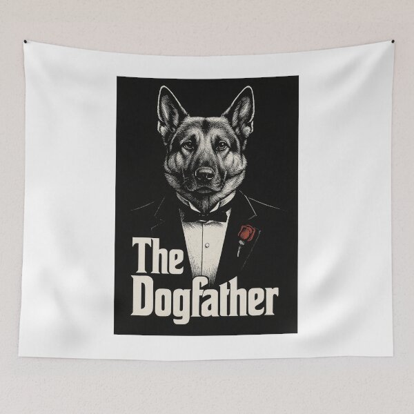 Item preview, The Dogfather designed and sold by The lucky Hippy.