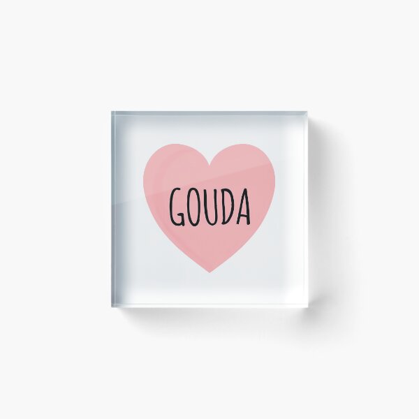 Item preview, I Heart Gouda  designed and sold by CharmStudio.