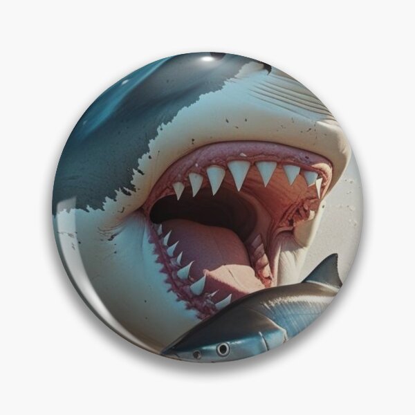 Item preview, Super cool shark feeds on Fish designed and sold by ricky dean beck.