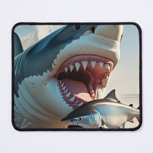 Item preview, Super cool shark feeds on Fish designed and sold by ricky dean beck.