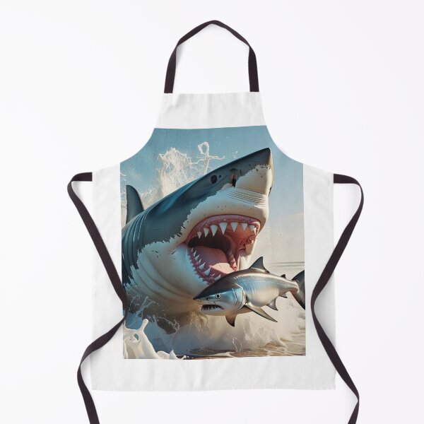 Item preview, Super cool shark feeds on Fish designed and sold by ricky dean beck.