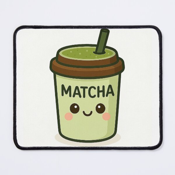 Item preview, Matcha Latte for cozy time designed and sold by Mycozydesign.