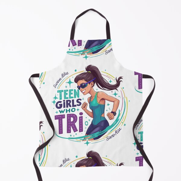 Item preview, “Teen Girls Who Tri – Swim Like a Star” Motivational Triathlon Sticker designed and sold by Triathlongram.