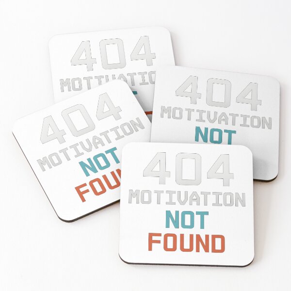 Item preview, 404 - Motivation not found designed and sold by Domci.