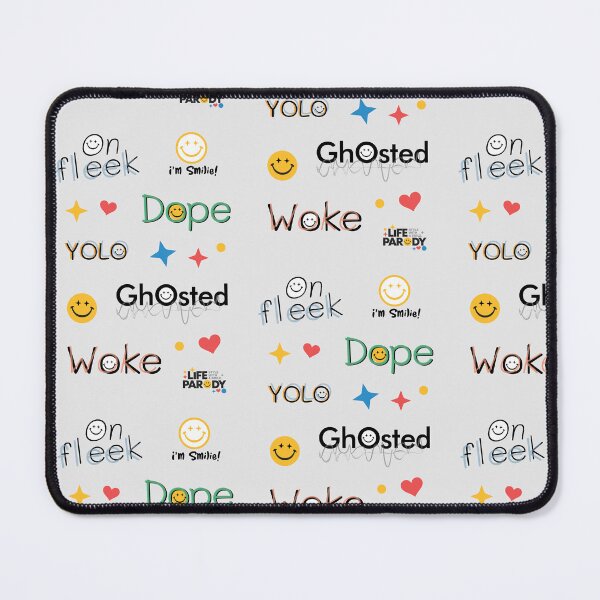 Item preview, dope | ghosted | YOLO | woke | on fleek designed and sold by LifeParody.