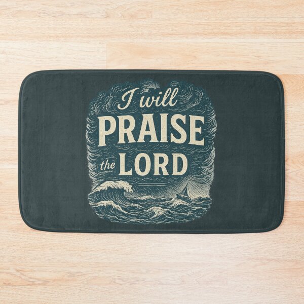 Item preview, Praise the Lord, Worship, Psalm 34, Christian, Bible verse, Scripture, I will praise, Rejoice in God, Faith, Christian life, Bold worship, Jesus is Lord, Praise Jesus, Biblical truth, Joyful praise designed and sold by SimplySelim.