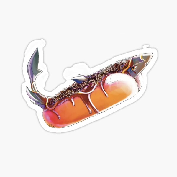Item preview, New York System Hot Dog Dogfish Shark Funny designed and sold by j-nash-art.