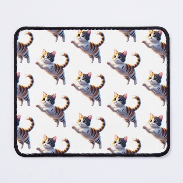 Item preview, Whimsical Jumping Kitten designed and sold by Perfect44.