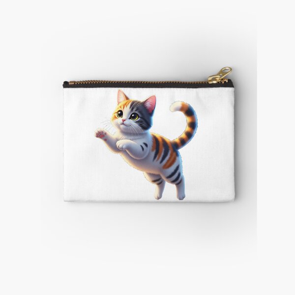 Item preview, Whimsical Jumping Kitten designed and sold by Perfect44.