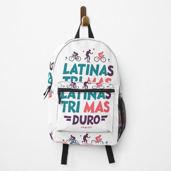 Item preview, Latinas Tri Más Duro – Empowered Triathlon Sticker for Strong Latina Athletes designed and sold by Triathlongram.