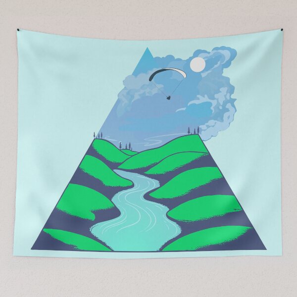 Item preview, Paraglide. Sun and Clouds. designed and sold by tabemisa.