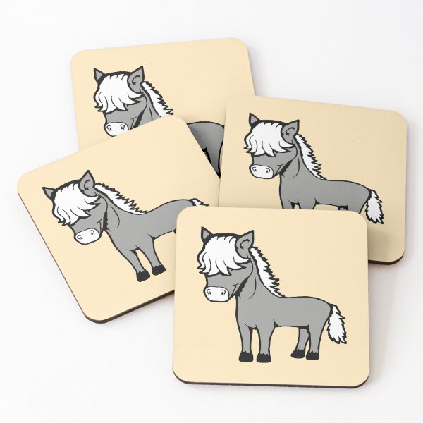 Item preview, Horse Cute Pony Funny Drawing Walking Riding Foal designed and sold by shirt-o-mat.