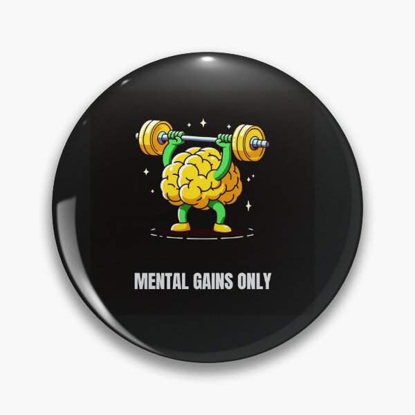 Item preview, "Mental Gains Only" Pop Art designed and sold by PopArtPreneur.