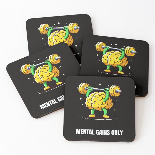 Item preview, "Mental Gains Only" Pop Art designed and sold by PopArtPreneur.