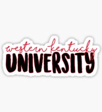 Western Kentucky University Sticker