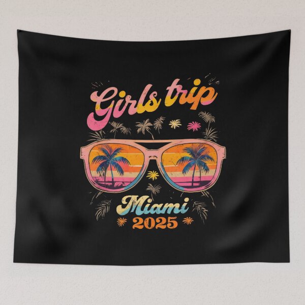 Item preview, Girls Trip Miami 2025 designed and sold by DemureArtsy.