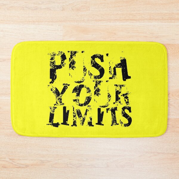 Item preview, Gym Motivational Quote | Push the limit designed and sold by typoinspired.