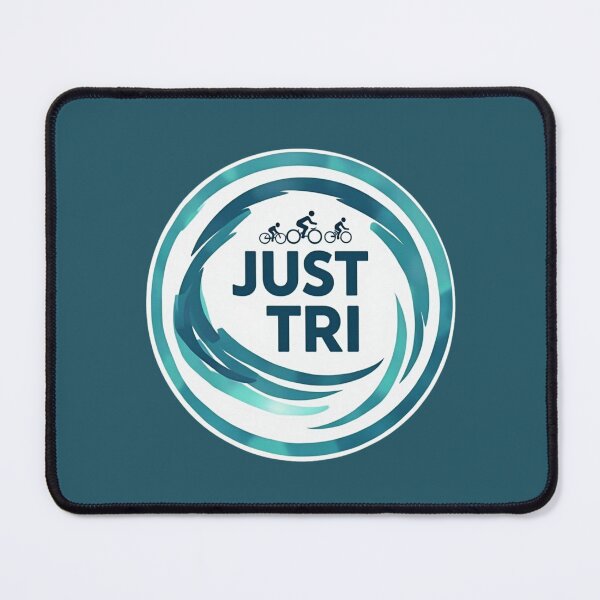 Item preview, JUST TRI – Motivational Triathlon Sticker for Men & Women designed and sold by Triathlongram.