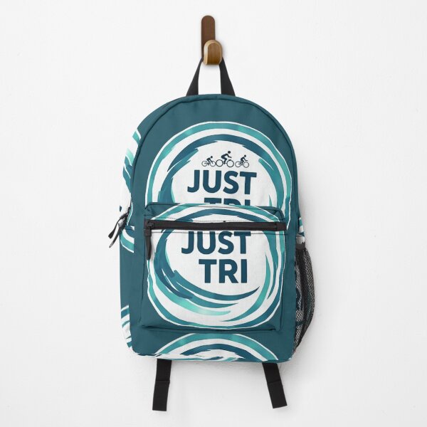 Item preview, JUST TRI – Motivational Triathlon Sticker for Men & Women designed and sold by Triathlongram.
