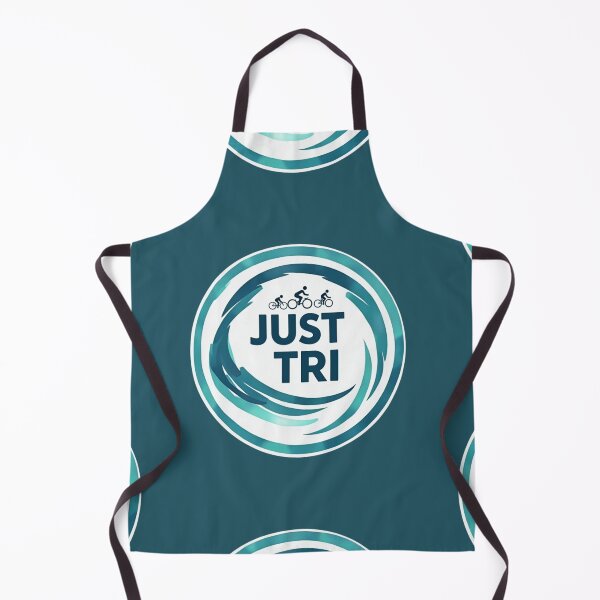Item preview, JUST TRI – Motivational Triathlon Sticker for Men & Women designed and sold by Triathlongram.