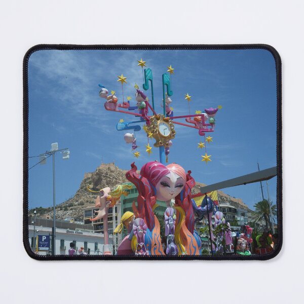 Item preview, Hogueras de San Juan sculpture with Alicante Castle designed and sold by Malcolm Snook.