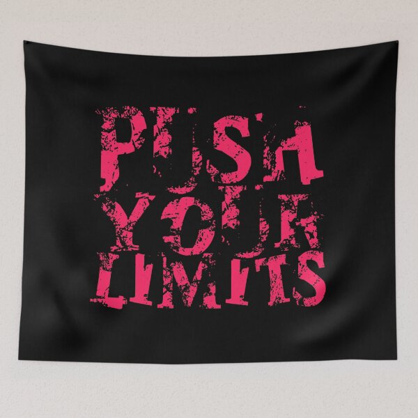 Item preview, Gym Motivational Quote | Push Your limit designed and sold by typoinspired.