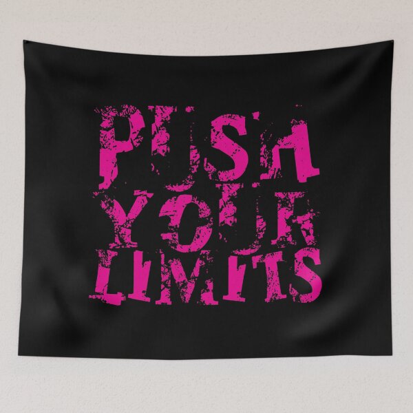 Item preview, Gym Motivational Quote | Push Your limit designed and sold by typoinspired.