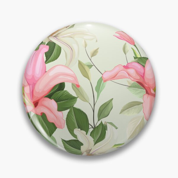 Item preview, Blush Lily Bloom – Elegant Floral Garden Pattern designed and sold by Josinta.