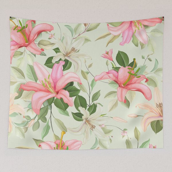 Item preview, Blush Lily Bloom – Elegant Floral Garden Pattern designed and sold by Josinta.