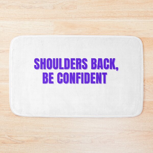 Item preview, Shoulder Back, Be Confident (Purple Sticker) designed and sold by ChiWellness Shop.