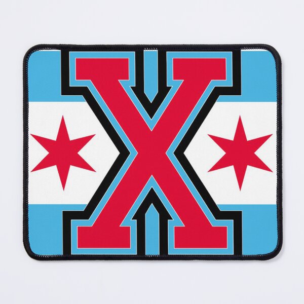 Item preview, Straight Edge Chicago Flag V3 designed and sold by xTacoSundayx.