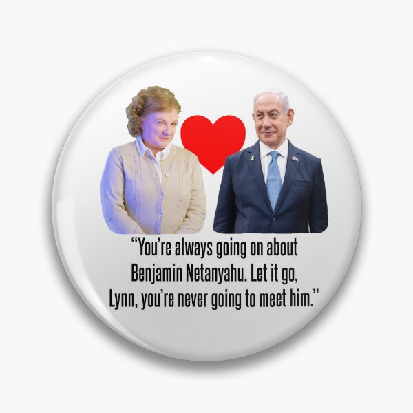 Item preview, Parodia de Lynn y Benjamin Netanyahu designed and sold by IanBakerToons.