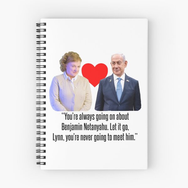 Item preview, Lynn and Benjamin Netanyahu Parody designed and sold by IanBakerToons.