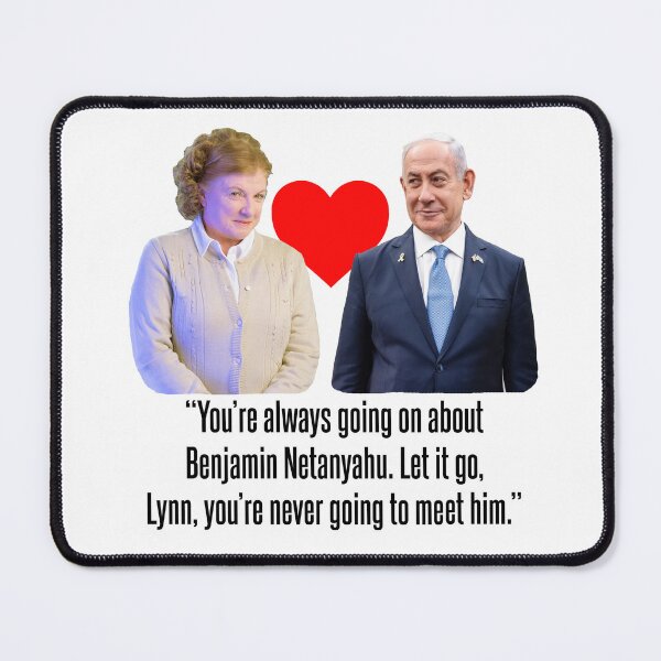 Item preview, Lynn and Benjamin Netanyahu Parody designed and sold by IanBakerToons.