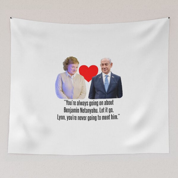 Item preview, Lynn and Benjamin Netanyahu Parody designed and sold by IanBakerToons.