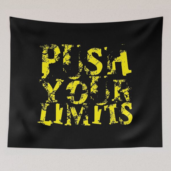 Item preview, Gym Motivational Quote | Push Your limit designed and sold by typoinspired.