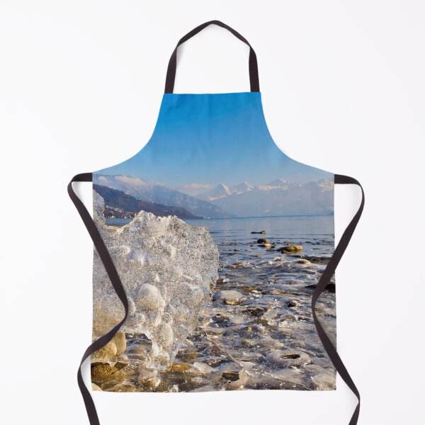 Item preview, Ice floe in front of the Bernese Alps designed and sold by beatbieri.ch.
