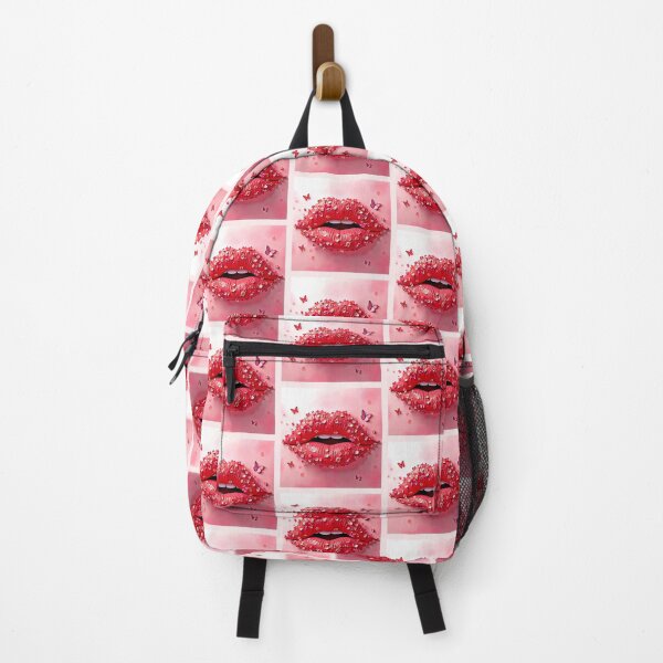 Item preview, Blooming Lips: Floral Butterfly Kiss designed and sold by Health And Fitness Posts e-Store.