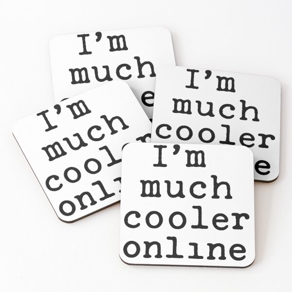 Artikelvorschau, I’m Much Cooler Online – Internet Humor entworfen und verkauft von Kunst-Shirt.