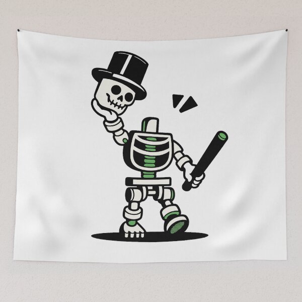 Item preview, Dandy Skeleton – Robolike Gentleman designed and sold by Kunst-Shirt.