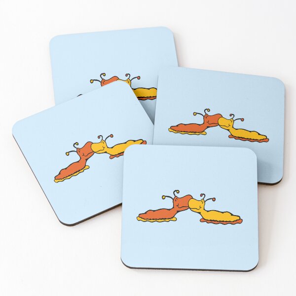 Item preview, 2 Kissing Snail Little Slug Love Couple Team Friends designed and sold by shirt-o-mat.