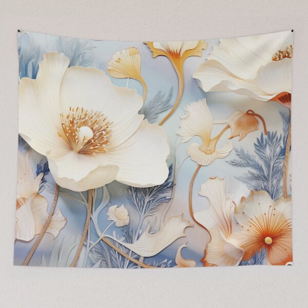 Item preview, Dream Petals – Elegant 3D Pastel Floral Illustratio designed and sold by Josinta.