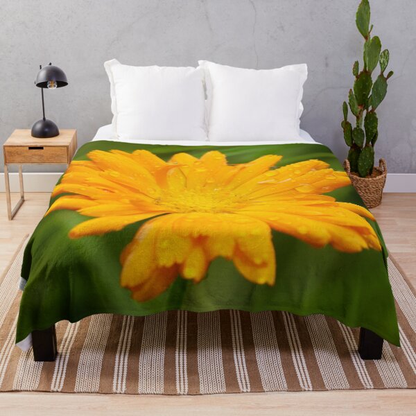 Item preview, Marigold with dew drops designed and sold by beatbieri.ch.