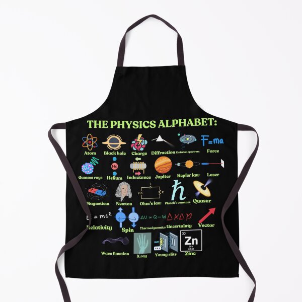 Item preview, The Physics Alphabet, cool science and Physics designed and sold by NoetherSym.