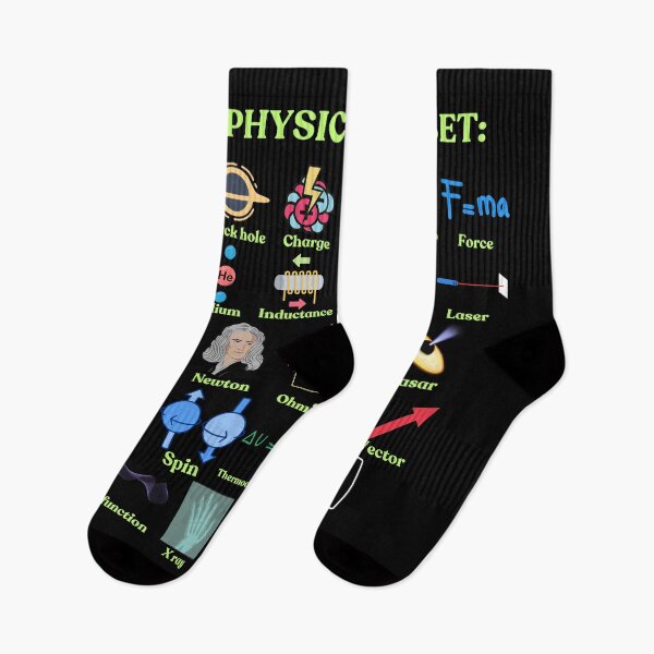 Item preview, The Physics Alphabet, cool science and Physics designed and sold by NoetherSym.