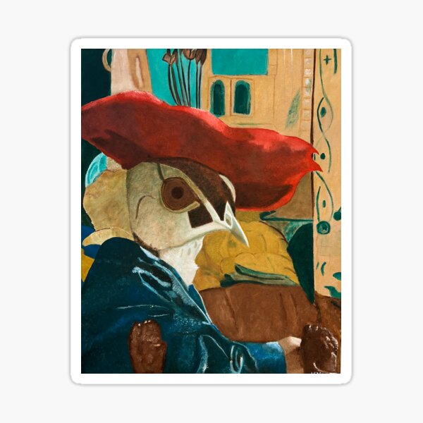 Item preview, Peggy Peahen (inspired by Dutch artist Vermeer)  designed and sold by rogerstrawberry.